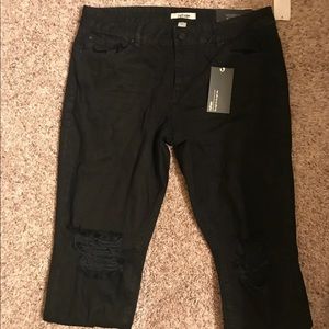 Black Charlotte Russe Boyfriend Jeans